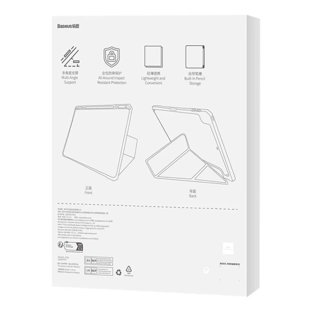Чехол-книжка Baseus Minimalist для iPad Pro 11 (2022 | 2021 | 2020 | 2018) Black (P40112502111-01) - изображение 8