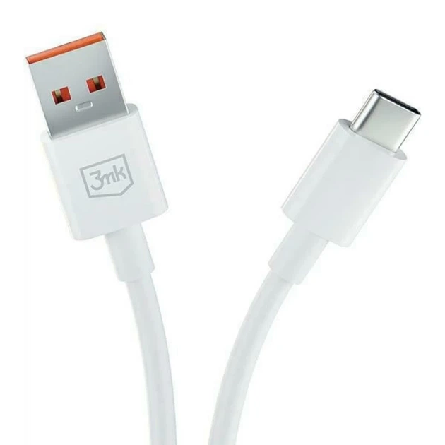 Кабель 3mk Hyper Cable USB-A to USB-C 5A 60W 1.2m White (5903108527262) - изображение 10