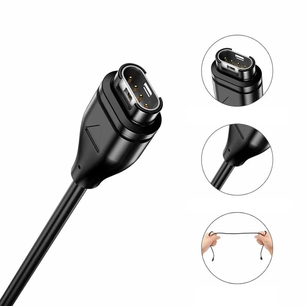 Зарядный кабель Tech-Protect MC04 UltraBoost USB-C для Garmin Watch Black (5906302318483) - изображение 3