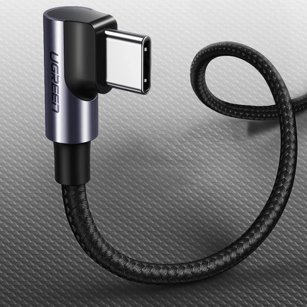 Кабель Ugreen USB Type-C to USB Type-C 60W 20V 3A 2m Black Gray (UGR1127BLK) - Фото 8 Кабель Ugreen USB Type-C to USB Type-C 60W 20V 3A 2m Black Gray (UGR1127BLK) - изображение 8