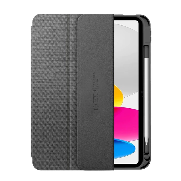 Чехол Tech-Protect SC Pen Canvas для iPad 11 2025 11th Gen | 10.9 2022 10th Gen Charcoal Grey (5906302330928) - изображение 4