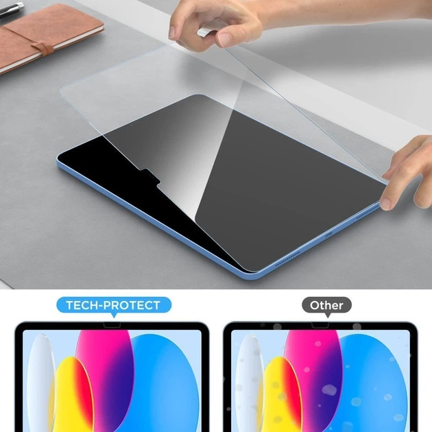 Набір захисного скла для планшета Lenovo Idea Tab 11 Tech-Protect Glass Fit+ Clear, 2 шт. (5906302331918) - зображення 3
