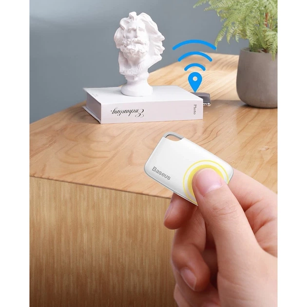 Смарт-брелок Baseus T2 Keychain Mini Wireless White (ZLFDQT2-02) - изображение 9