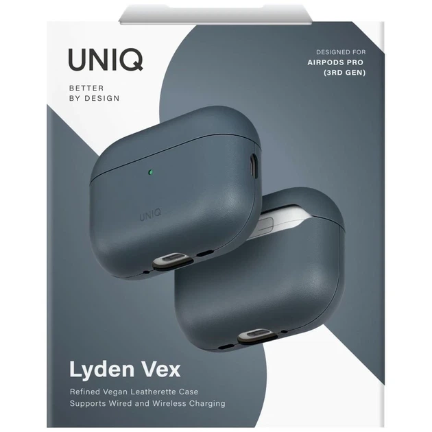 Чехол для наушников Uniq Lyden Vex для AirPods Pro 3 Blue (UNIQ-AIRPODSPRO3-LYDVABLU) - изображение 2