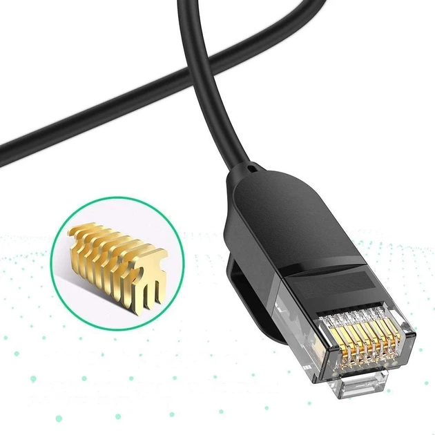 Патчкорд Ugreen RJ45 to RJ45 1000 Mbps 5m Black (6957303876549) - изображение 15