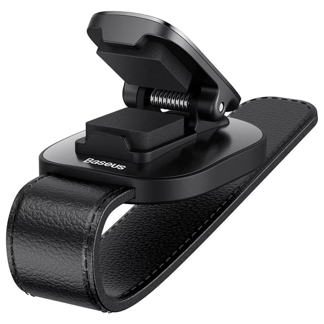 Автодержатель для очков Baseus Platinum Vehicle Clamping Type Black (ACYJN-B01) - изображение 5