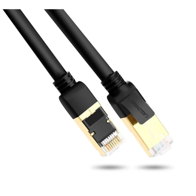 Патчкорд Ugreen Ethernet RJ45 Cat 7 STP LAN 10Gbps 2m Black (UGR414BLK) - зображення 11