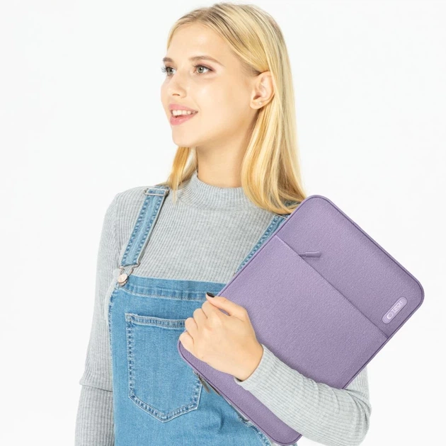 Чехол-папка Tech-Protect Sleevy 13-14" Lavender (5906302375523) - изображение 8
