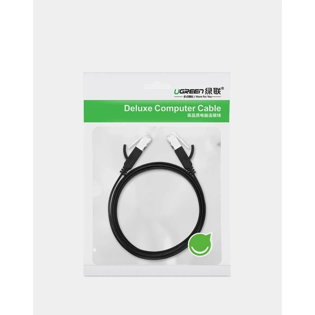 Патчкорд Ugreen RJ45 Cat 6 UTP 1000Mbps 2m Black (6957303851850) - зображення 5