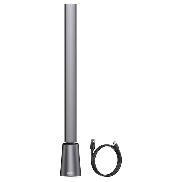 Настільна світлодіодна акумуляторна лампа Baseus Smart Eye Series Charging Folding Smart Light Grey (DGZG-0G) - Фото 8 Настільна світлодіодна акумуляторна лампа Baseus Smart Eye Series Charging Folding Smart Light Grey (DGZG-0G) - зображення 8
