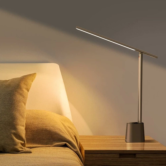 Настільна світлодіодна акумуляторна лампа Baseus Smart Eye Series Charging Folding Smart Light Grey (DGZG-0G) - Фото 9 Настільна світлодіодна акумуляторна лампа Baseus Smart Eye Series Charging Folding Smart Light Grey (DGZG-0G) - зображення 9