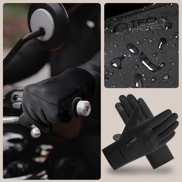 Перчатки для сенсорного экрана Tech-Protect WG01 "L" Black (5906302321766) - изображение 5