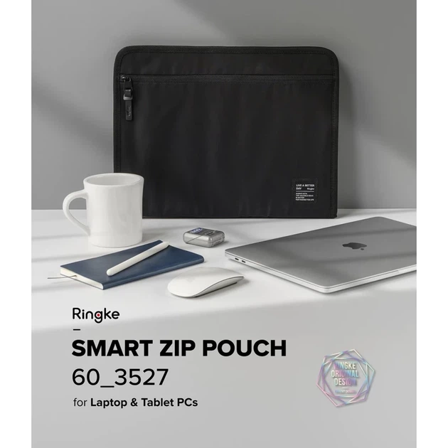 Чехол Ringke Smart Zip Pouch для iPad Pro 2021/2020/2018 5th/4th/3rd 13 Beige (8809818842145) - изображение 3