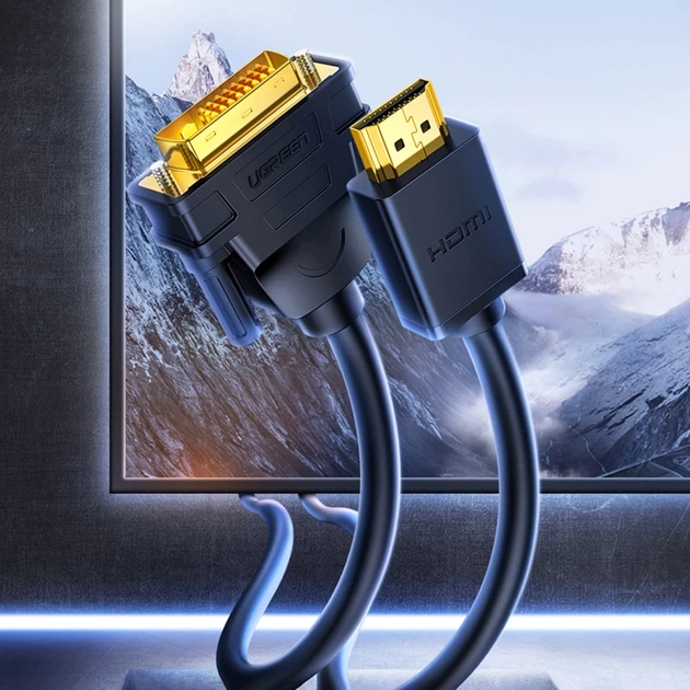 Кабель Ugreen HDMI to DVI 2m Black (6957303811359) - зображення 2