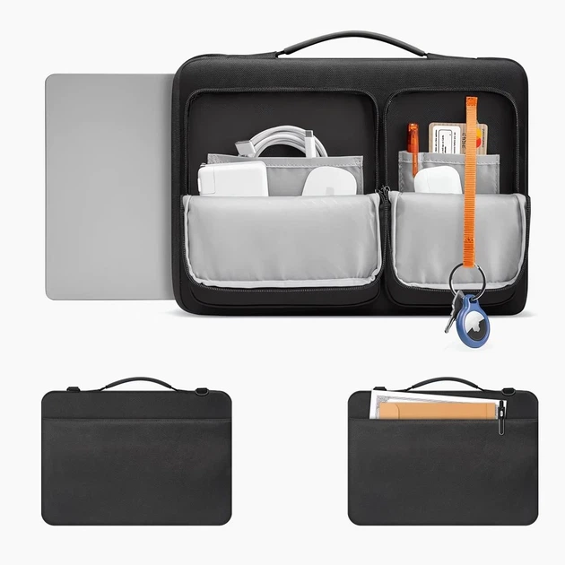 Чехол-сумка Tech-Protect Defender Bag 15-16 Black (5906302372959) - изображение 5