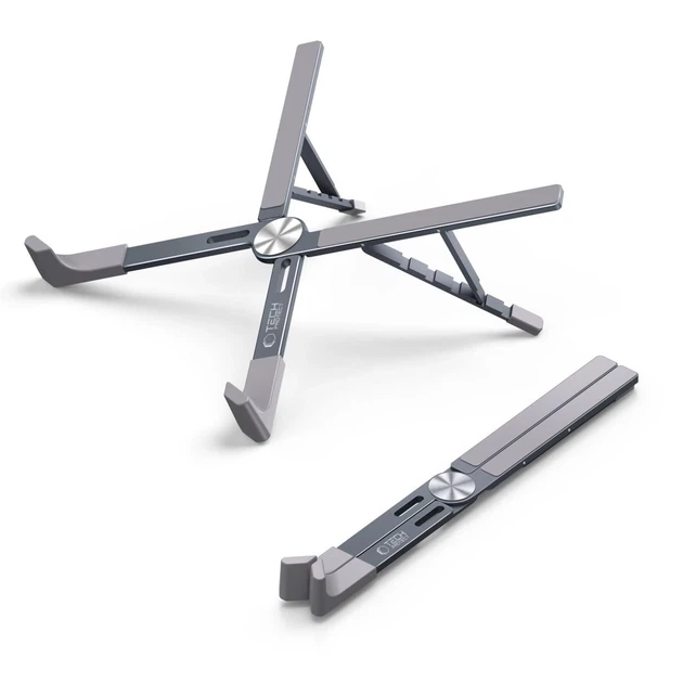 Подставка для ноутбука Tech-Protect ULS300 Universal Laptop Stand Grey (5906302309887) - изображение 2