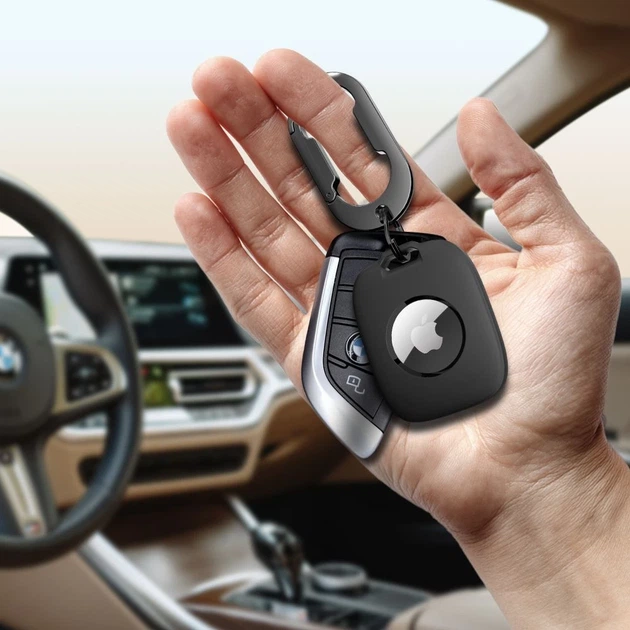 Чохол-брелок Tech Protect Velar для AirTag 2 | 1 Black (5906302334483) - зображення 6