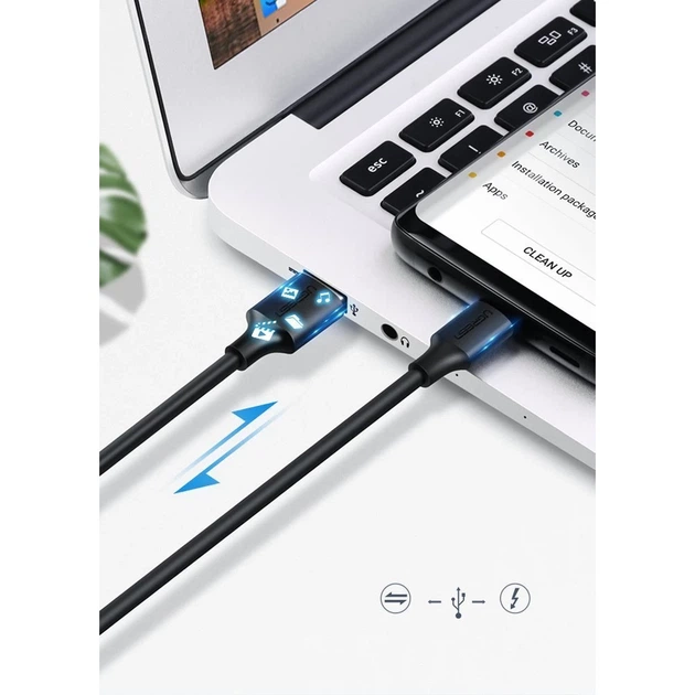 Кабель Ugreen USB-A to USB Type-C 2A 2m Black (6957303861187) - зображення 6