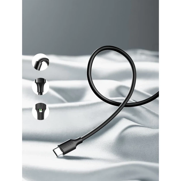 Кабель Ugreen USB-A to USB Type-C 2A 2m Black (6957303861187) - зображення 8