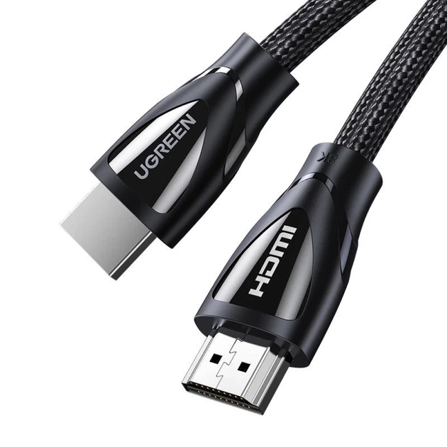Кабель Ugreen HD140 HDMI to HDMI 2.1 8K 60Hz 1m Black (80401) - Фото 1 Кабель Ugreen HD140 HDMI to HDMI 2.1 8K 60Hz 1m Black (80401) - изображение 1