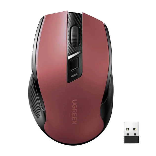 Беспроводная мышь Ugreen MU006 Red (25752) - Фото 1 Беспроводная мышь Ugreen MU006 Red (25752) - изображение 1