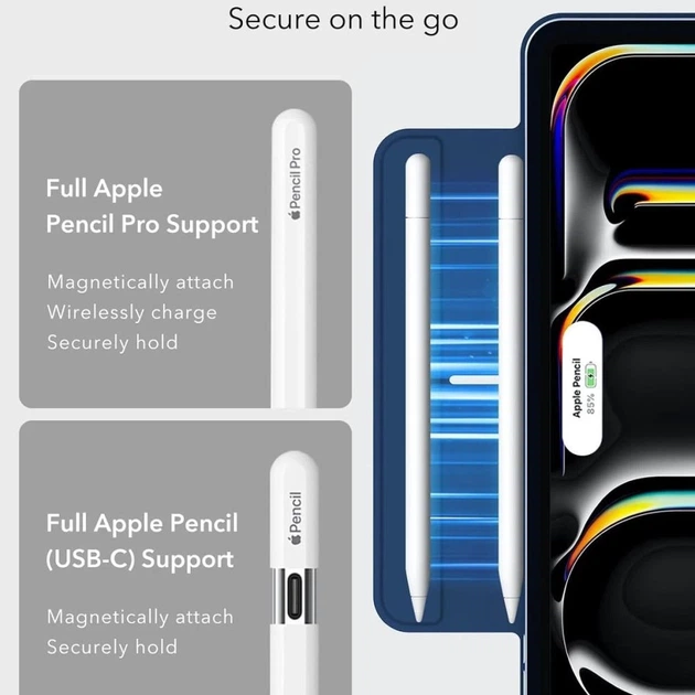Чехол ESR Rebound Magnetic для iPad Pro 11 2025 6th | 11 2024 5th Gen Navy Blue (4894240191040) - изображение 2