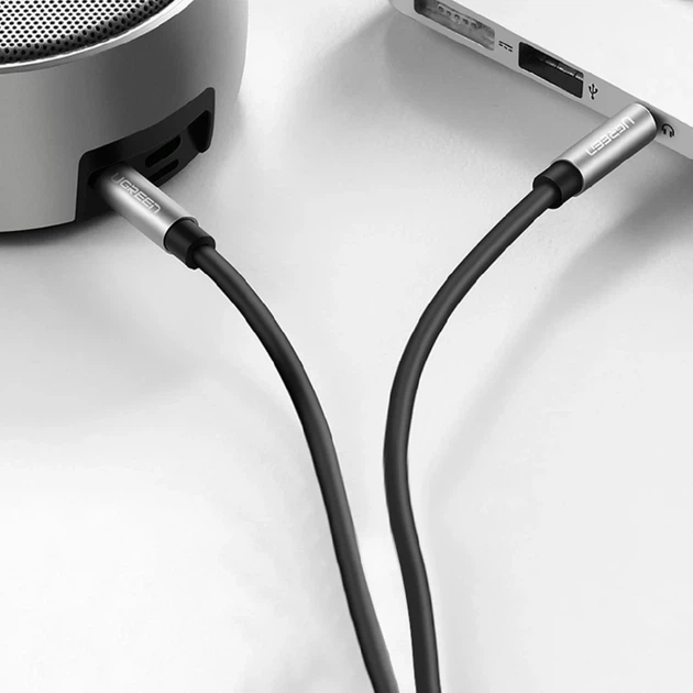 Кабель Ugreen AUX Mini Jack 3.5mm to Mini Jack 3.5mm 5m Black (6957303817375) - зображення 4