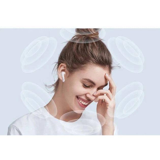 Беспроводные наушники TWS Ugreen EchoBuds HiTune T6 Magic White (6941876251377) - изображение 6