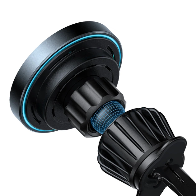 Автодержатель с функцией беспроводной зарядки Joyroom Air Vent Car Holder 15W Black (JR-ZS240 Pro) - изображение 7