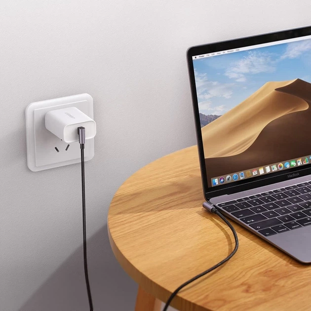 Кабель Ugreen Quick Charge USB Type-C to USB Type-C FCP 3A 1m Gray (UGR1088BLK) - Фото 7 Кабель Ugreen Quick Charge USB Type-C to USB Type-C FCP 3A 1m Gray (UGR1088BLK) - изображение 7