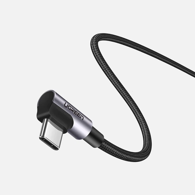 Кабель Ugreen Quick Charge USB Type-C to USB Type-C FCP 3A 1m Gray (UGR1088BLK) - Фото 9 Кабель Ugreen Quick Charge USB Type-C to USB Type-C FCP 3A 1m Gray (UGR1088BLK) - изображение 9
