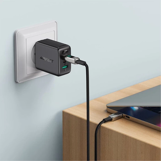 Кабель Acefast MFI USB-C to Lightning 1.2m 30W Black (C6-01 Black) - изображение 6