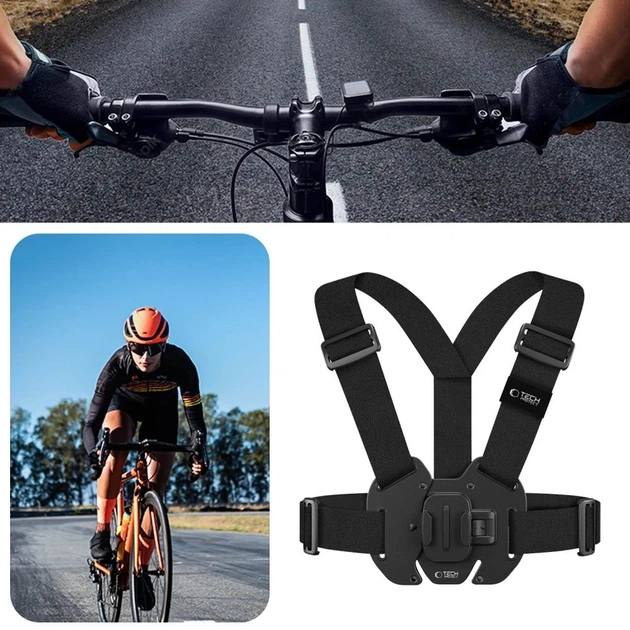 Нагрудное крепление Tech-Protect GA100 Chest Mount для GoPro | DJI Black (5906302371761) - изображение 5