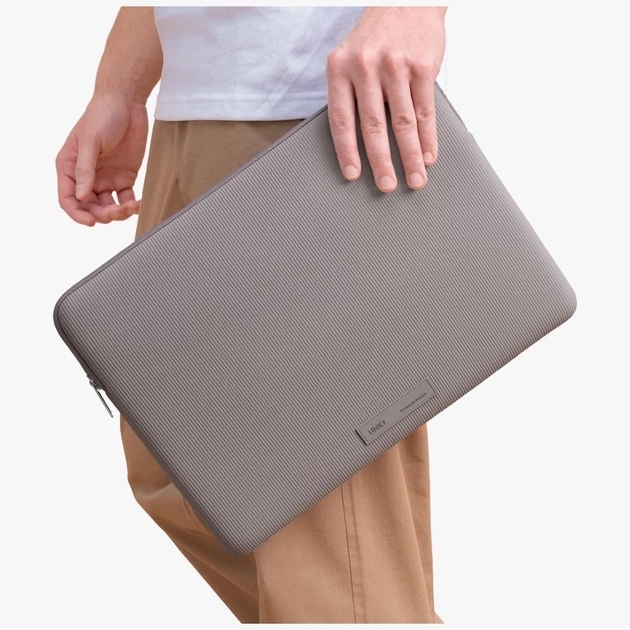 Чехол-папка для ноутбука Uniq Cyprus Ridge Edition 14 inch Gray (UNIQ-CYPRUSRE(13)-PWTGRY) - изображение 5