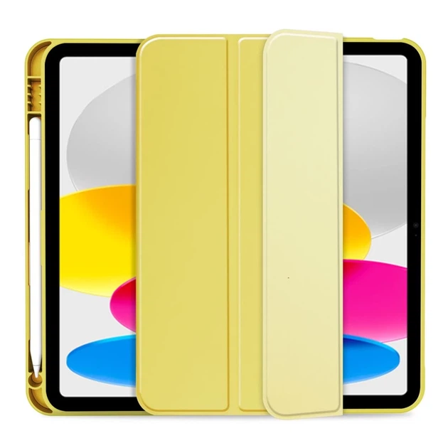 Чехол Tech-Protect SC Pen для iPad 11 2025 11th Gen | 10.9 2022 10th Gen Yellow (9490713930861) - Фото 2 Чехол Tech-Protect SC Pen для iPad 11 2025 11th Gen | 10.9 2022 10th Gen Yellow (9490713930861) - изображение 2