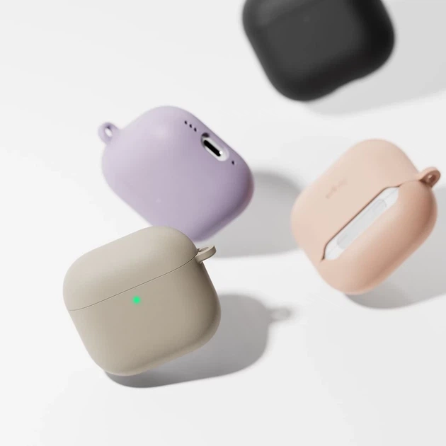 Чохол для навушників Ringke Silicone для AirPods 4 Pink Sand (8800274964204) - зображення 5