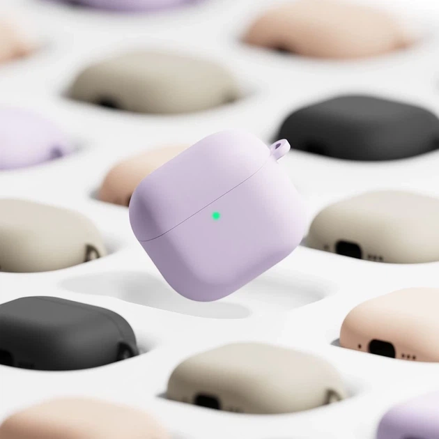 Чохол для навушників Ringke Silicone для AirPods 4 Pink Sand (8800274964204) - зображення 6