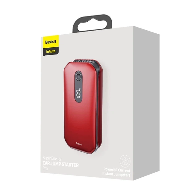 Автомобильное пусковое устройство Baseus Starter Jump Starter Booster 12000 mAh Red (CRJS03-09) - изображение 5