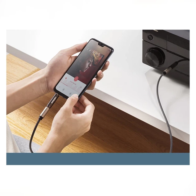 Аудиоадаптер Ugreen Audio Adapter 3.5mm to 6.35mm Mini Jack Gray (6957303867110) - изображение 8