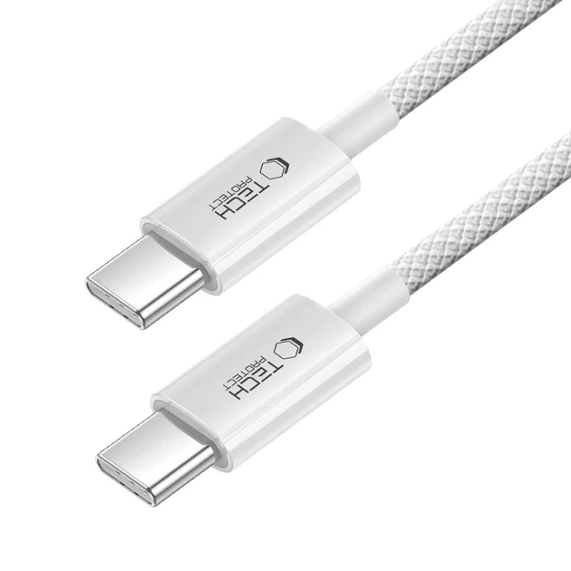 Кабель Tech-Protect Ultraboost Lite USB-C to USB-C 60W 2 m Cool Grey (5906302380916) - Фото 2 Кабель Tech-Protect Ultraboost Lite USB-C to USB-C 60W 2 m Cool Grey (5906302380916) - изображение 2