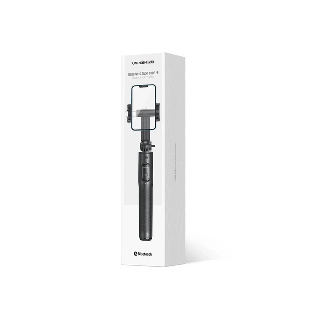Універсальний штатив Ugreen with Stand and Bluetooth Remote Control 1.5m Black (6941876210626) - Фото 5 Універсальний штатив Ugreen with Stand and Bluetooth Remote Control 1.5m Black (6941876210626) - зображення 5
