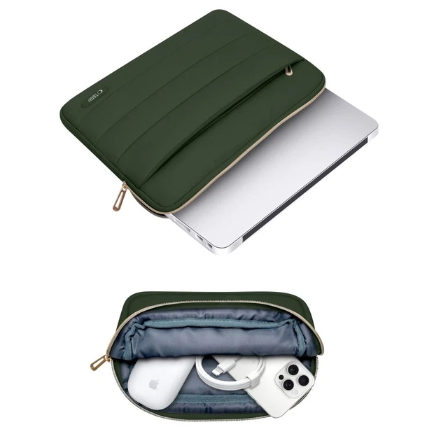 Комплект чехлов Tech-Protect Puffy 15-16" Army Green (5906302375318) - Фото 5 Комплект чехлов Tech-Protect Puffy 15-16" Army Green (5906302375318) - изображение 5