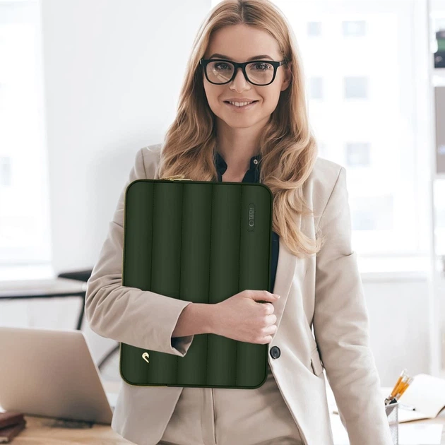 Комплект чехлов Tech-Protect Puffy 15-16" Army Green (5906302375318) - Фото 7 Комплект чехлов Tech-Protect Puffy 15-16" Army Green (5906302375318) - изображение 7