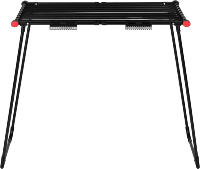 Сушарка для одягу ModernHome by Multistore телескопічна складана 19 м Чорна (BJ-1928-2) - зображення 2