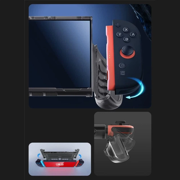 Чехол Supcase Crystal Case для Nintendo Switch 2 Frost Black (843439157392) - изображение 3