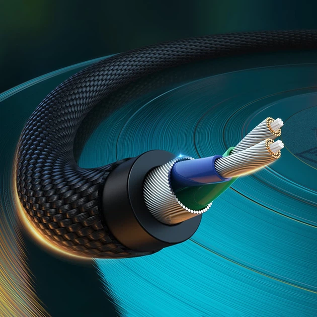 Кабель Ugreen Mini Jack 3.5mm to 2x RCA 2m Copper (6957303888474) - Фото 4 Кабель Ugreen Mini Jack 3.5mm to 2x RCA 2m Copper (6957303888474) - зображення 4