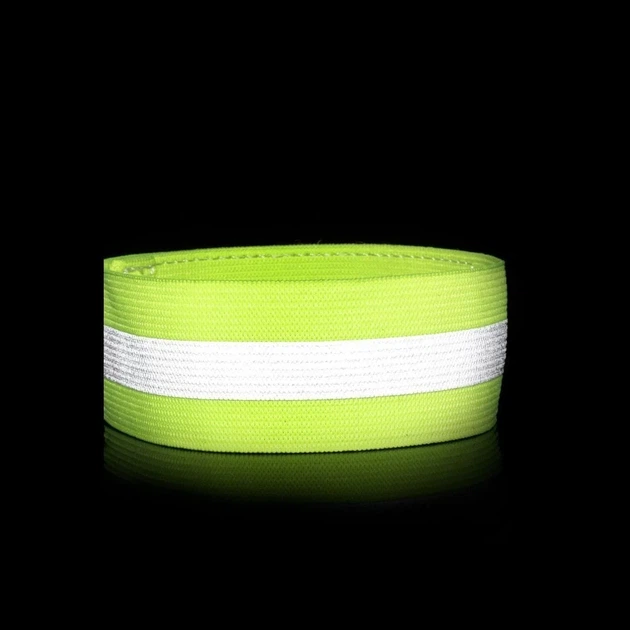 Светоотражающая повязка HRT Reflective Arm Band Bike Running Velcro 4 cm Yellow (9111201933552) - Фото 3 Светоотражающая повязка HRT Reflective Arm Band Bike Running Velcro 4 cm Yellow (9111201933552) - изображение 3