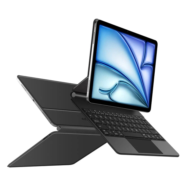 Чохол-клавіатура Tech-Protect SmartCase Magnetic для iPad Air 11 7 | 6 (2025-2024) / Air 10.9 5 | 4 (2022-2020) Black (5906302363469) - Фото 3 Чохол-клавіатура Tech-Protect SmartCase Magnetic для iPad Air 11 7 | 6 (2025-2024) / Air 10.9 5 | 4 (2022-2020) Black (5906302363469) - зображення 3