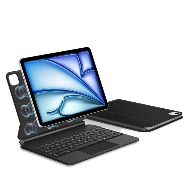 Чохол-клавіатура Tech-Protect SmartCase Magnetic для iPad Air 11 7 | 6 (2025-2024) / Air 10.9 5 | 4 (2022-2020) Black (5906302363469) - Фото 4 Чохол-клавіатура Tech-Protect SmartCase Magnetic для iPad Air 11 7 | 6 (2025-2024) / Air 10.9 5 | 4 (2022-2020) Black (5906302363469) - зображення 4