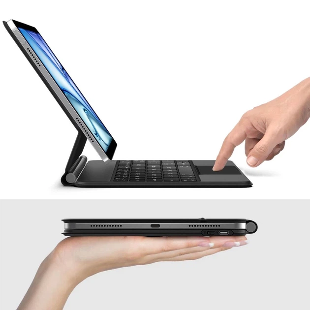 Чохол-клавіатура Tech-Protect SmartCase Magnetic для iPad Air 11 7 | 6 (2025-2024) / Air 10.9 5 | 4 (2022-2020) Black (5906302363469) - Фото 9 Чохол-клавіатура Tech-Protect SmartCase Magnetic для iPad Air 11 7 | 6 (2025-2024) / Air 10.9 5 | 4 (2022-2020) Black (5906302363469) - зображення 9